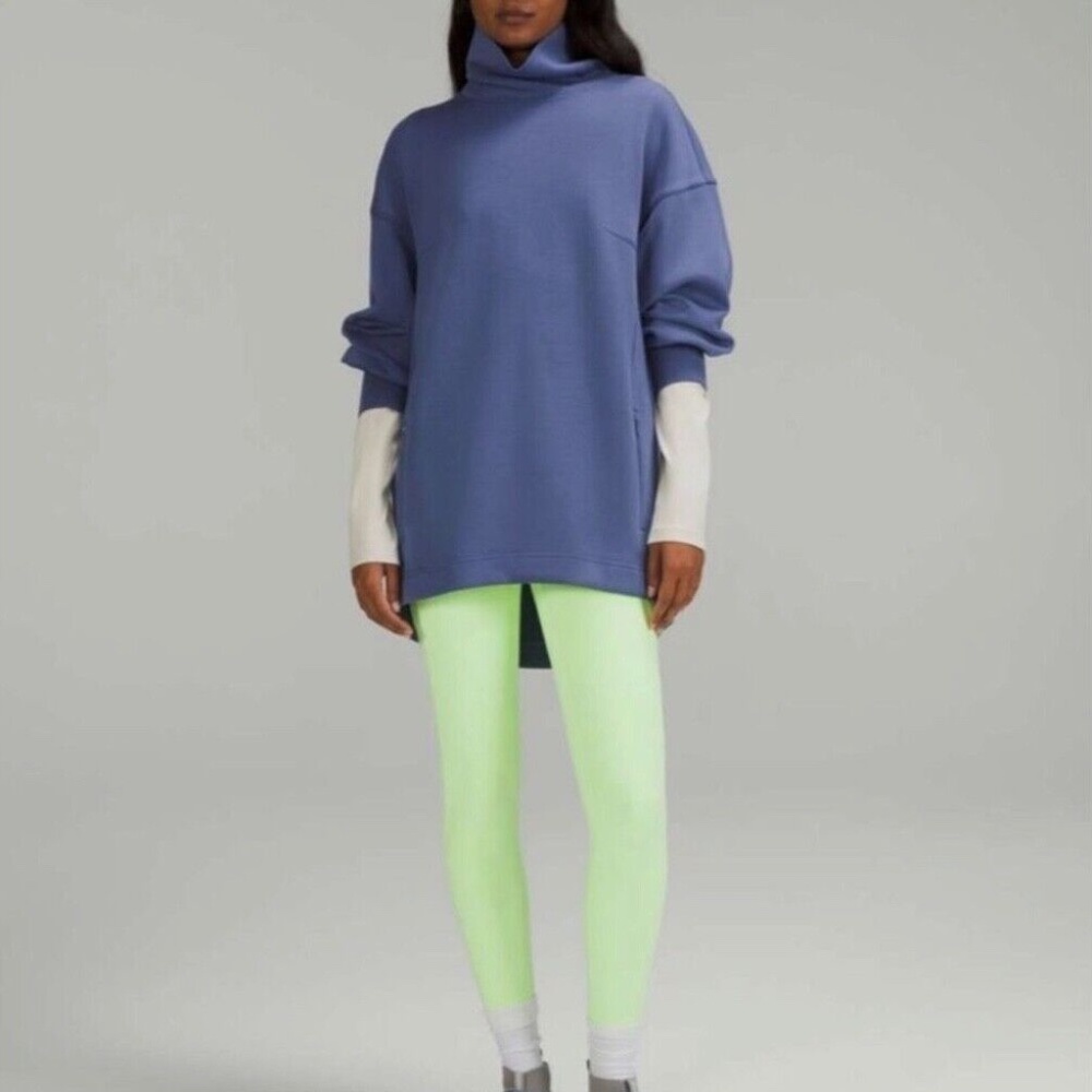 Lululemon Modal-Blend Turtleneck Tunic in Water Drop sz 12 14